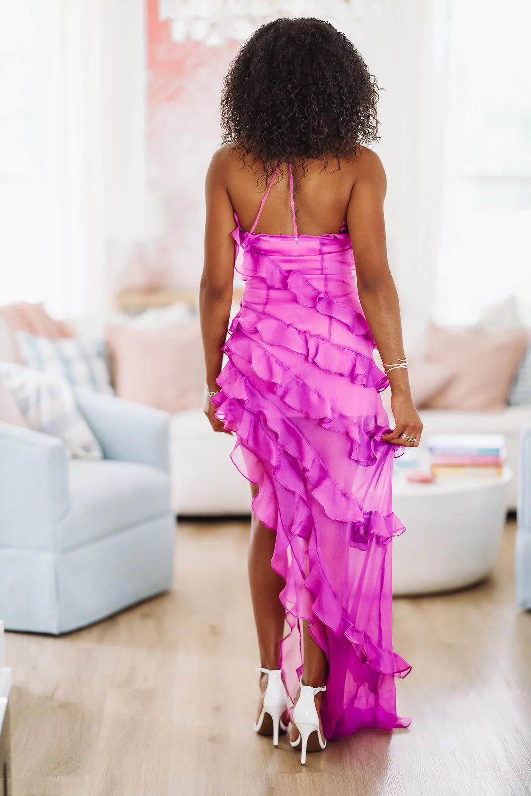 Dancing in the Dark Maxi Dress - Purple - Image 4