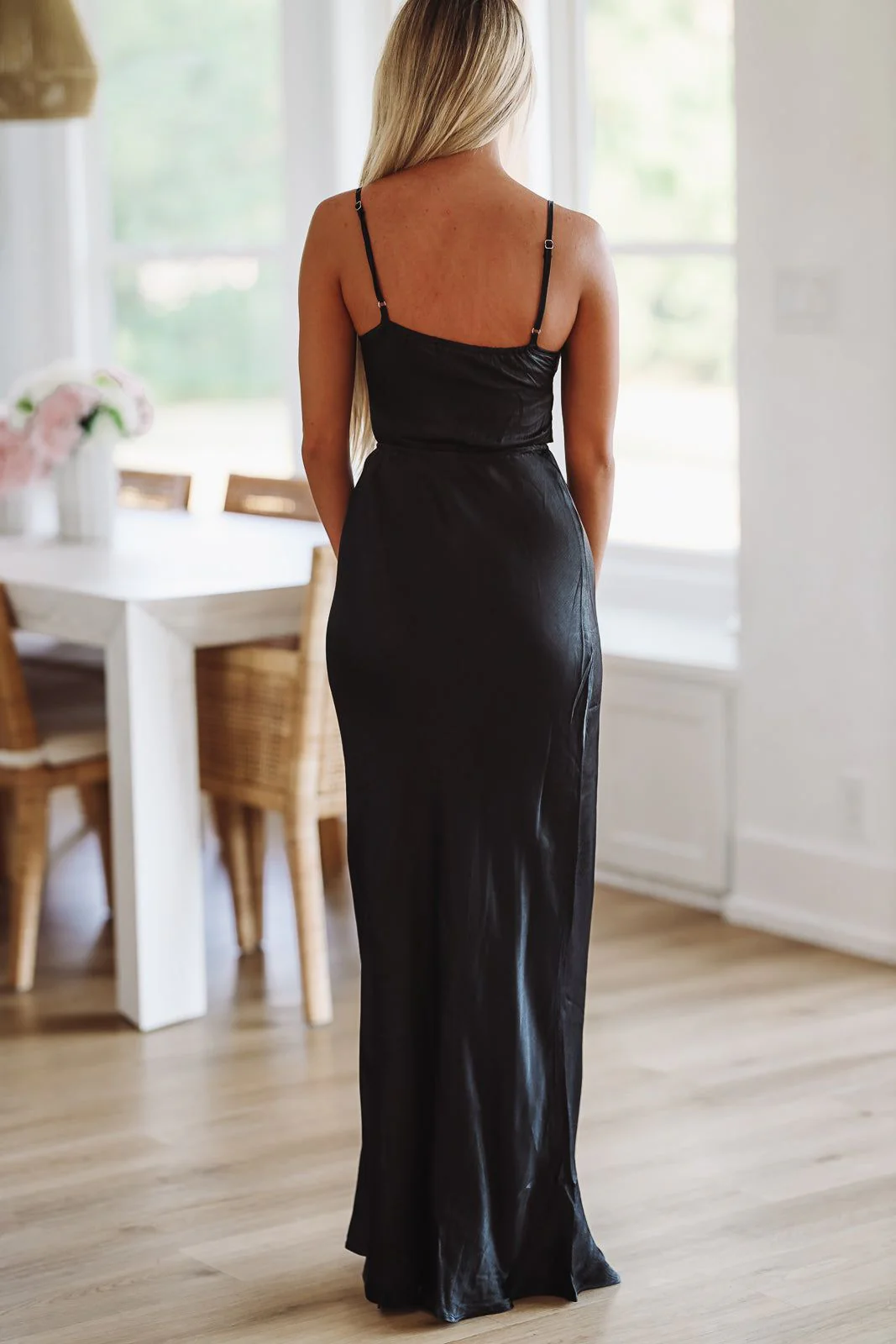 Dress It Well Maxi Gown Dress - Black - Image 3
