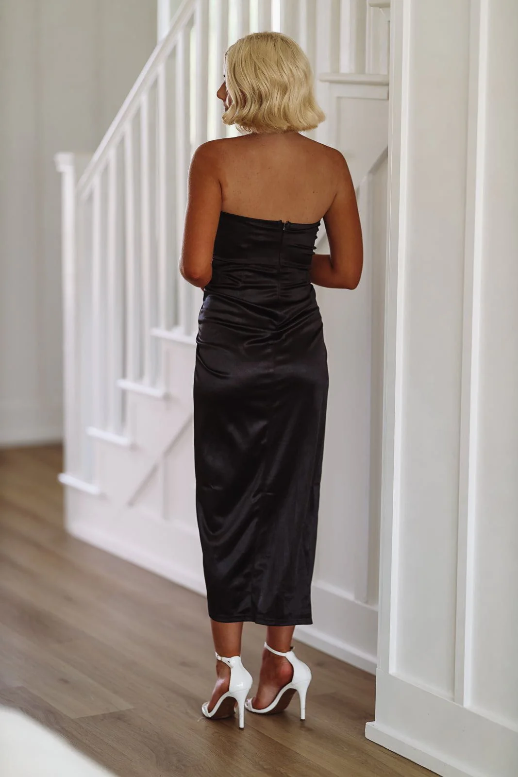 Perfect Date Midi Dress - Black - Image 4