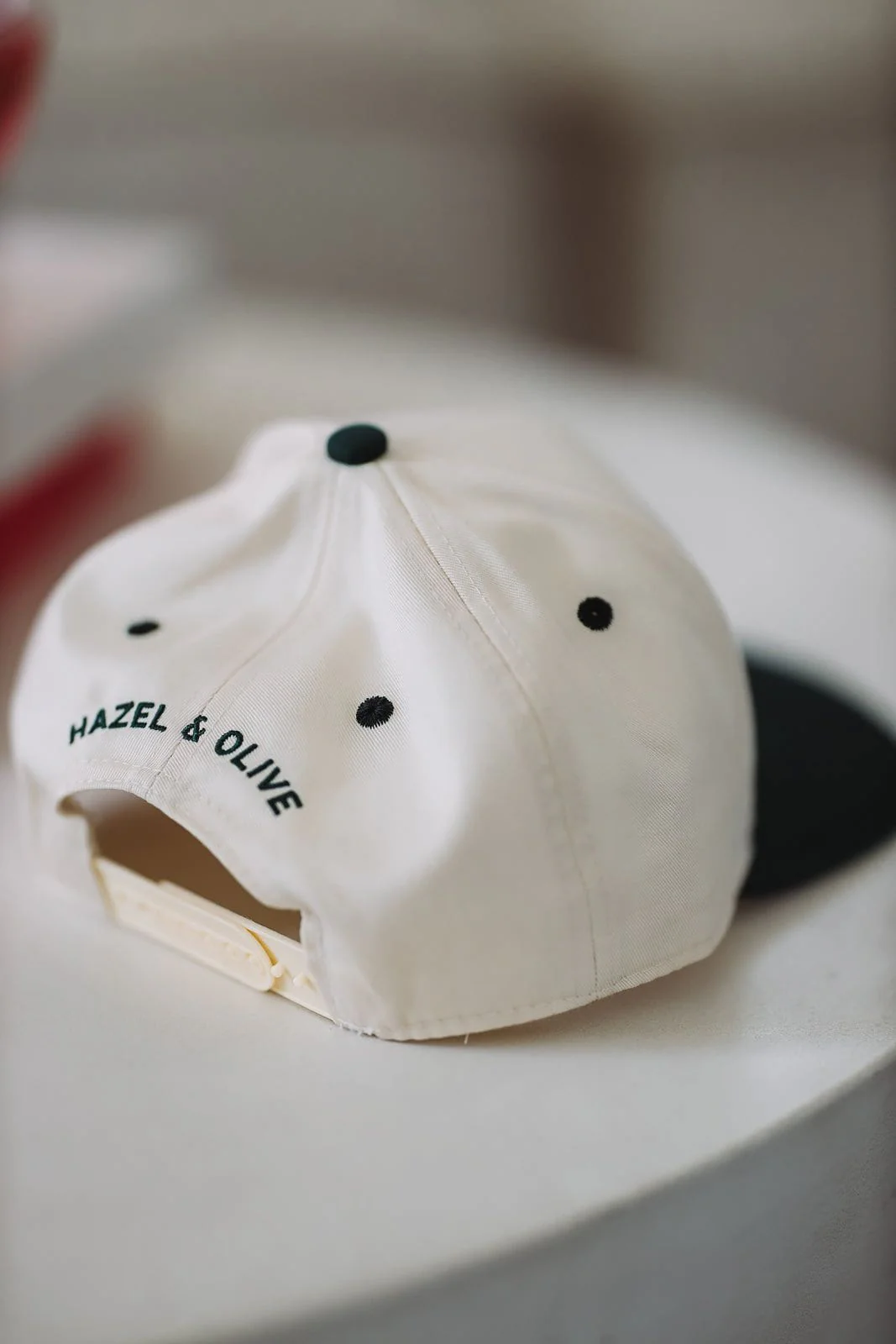 Rich Girl Great Tan Two Toned Snapback Hat - Beige and Green (FINAL SALE) - Image 3