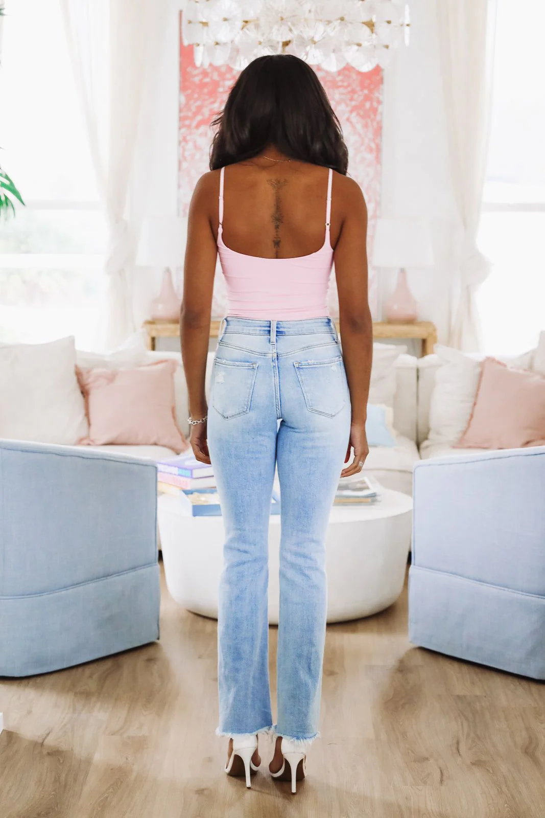 Snatched Tank Bodysuit - Lavender - Image 3