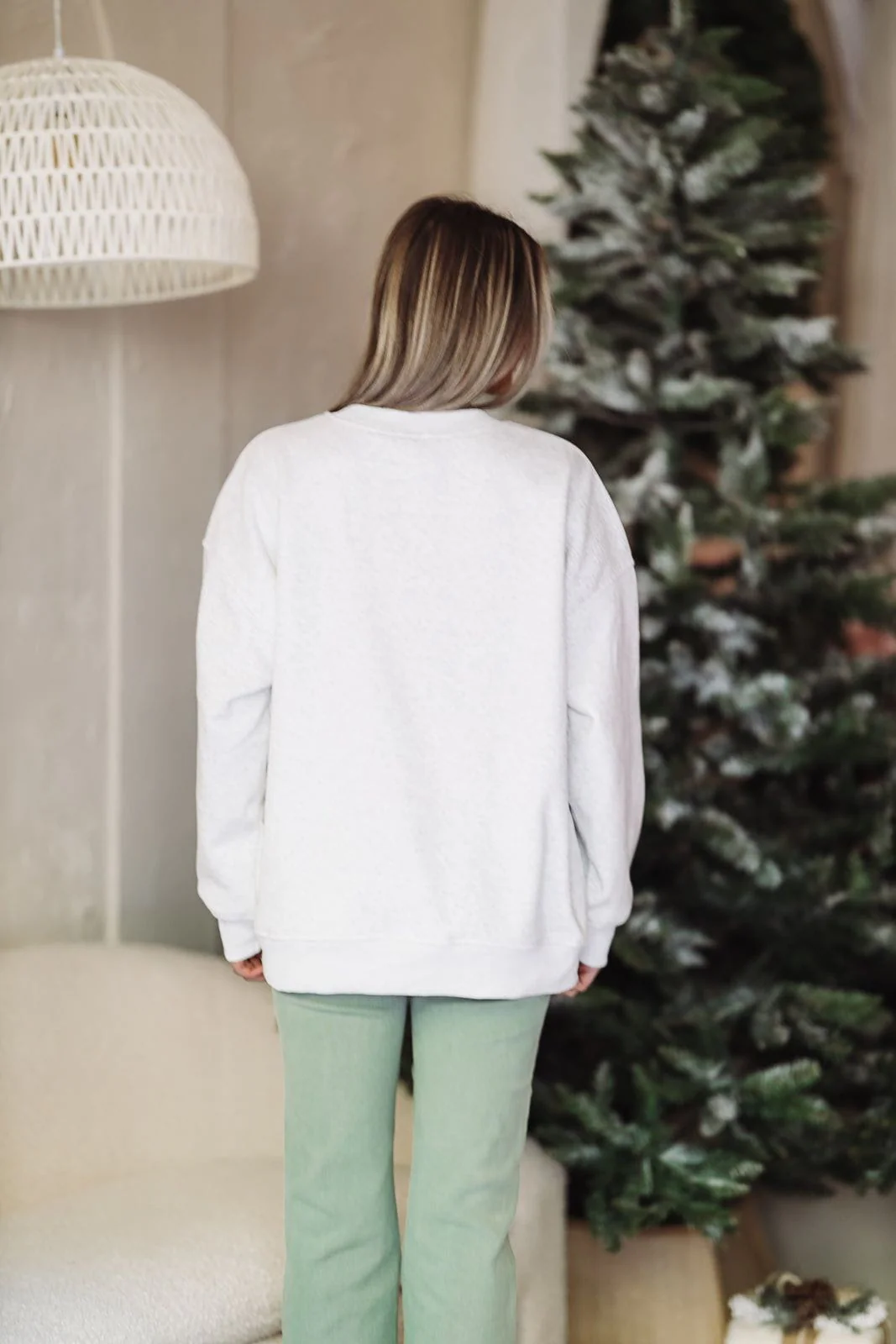 Whistler Ski Resort Retro Sweatshirt - Heather Grey - Image 5